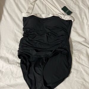 Classic Black and White Swimsuit